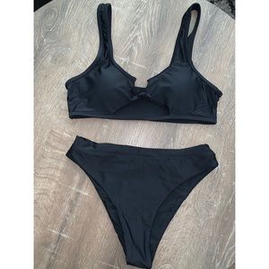 Black High Rise Bikini
